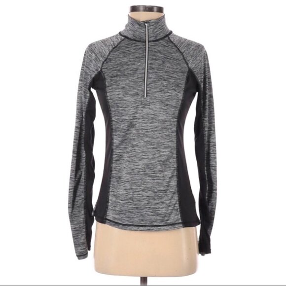 HEAD Half Zip Gray & Black Athletic Pullover - Picture 3 of 10